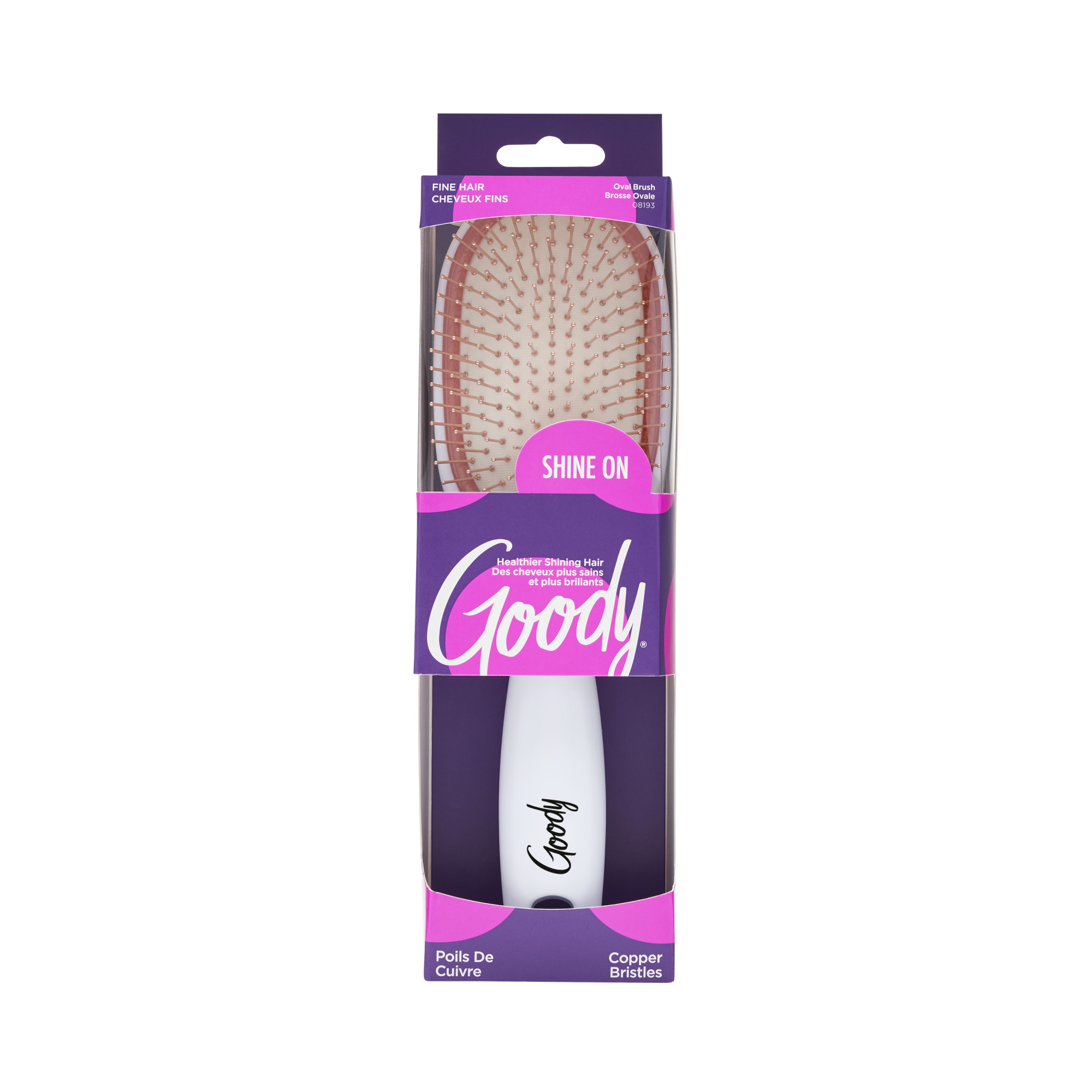 Goody® Shine On™ Clean Radiance Oval Brush with Copper Bristles - image 1 of 2