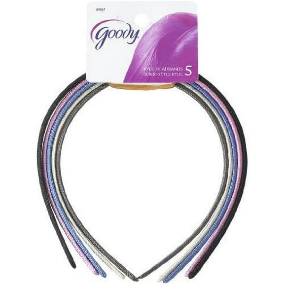 Goody Shoestring Headbands, 5 count