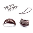 thumbnail image 1 of Goody Simple Styles Spin Pin, Modern Updo, Pony Pouf, Volume Boost Comb Dark Hair Hairstyling Bundles, 1 of 2