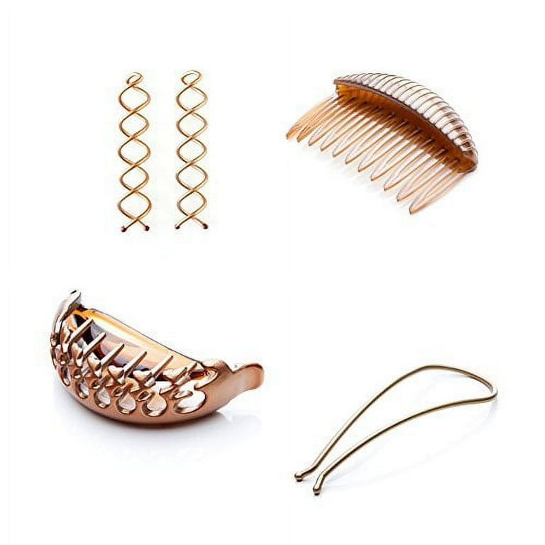 Goody Simple Styles Spin Pin, Modern Updo, Pony Pouf, Volume Boost