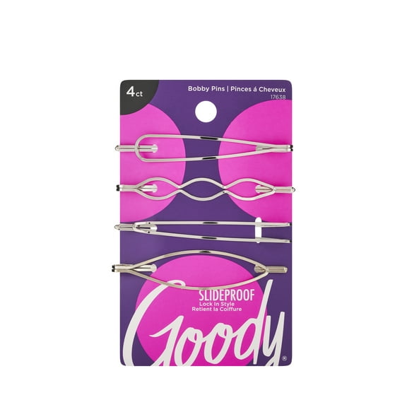 Goody Slideproof Bobby Pins, 4CT