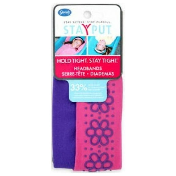 Goody StayPut Reversible Head Bands - 2 pk. Design & Color May Very