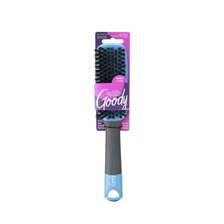 Goody Straight Talk Boar Styler Hair Brush for Smoothing and Shine