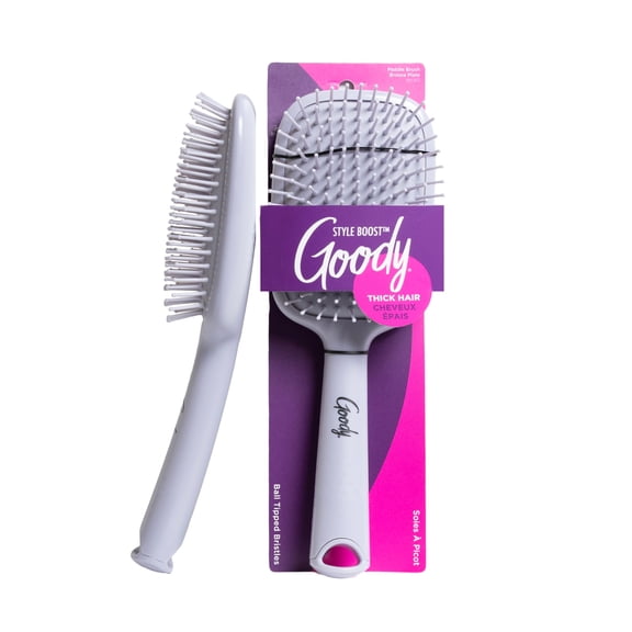 Goody Style Boost Paddle Brush for Thick Hair - Detangling & Styling, 1 Count