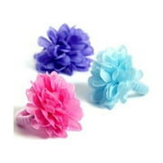 Goody Styling Essentials Girls Ouchless Flower Hair Ties, 6 Count