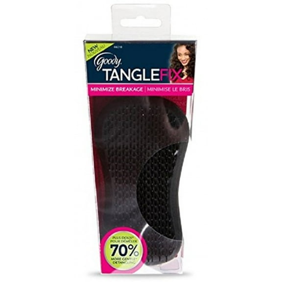 Goody TANGLEFIX Lightweight Tear Free Styling Brush, Dual Size Design (Colors May Vary)