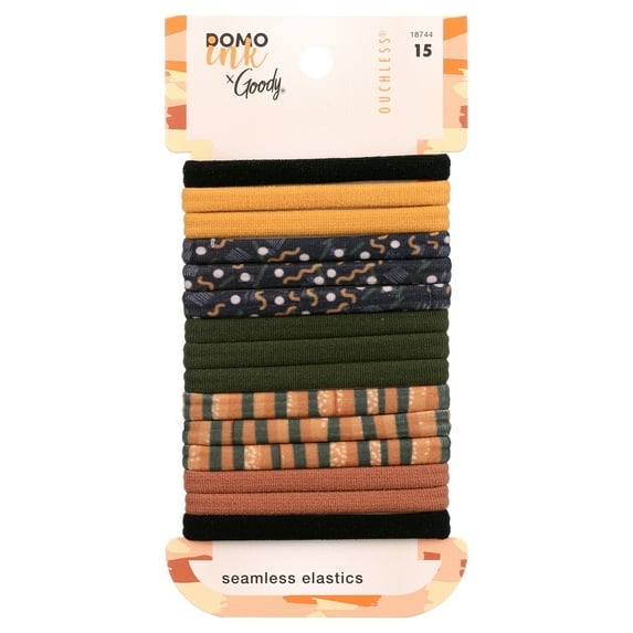 Goody Tru X Domo Ink Collab Ouchless?? Elastics 15 Ct