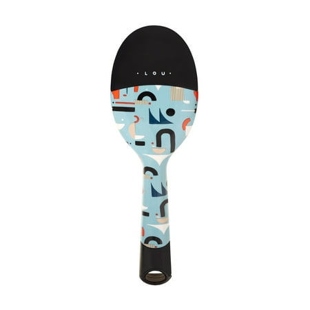 Goody Tru X Hola Lou Collab Ouchless® Detangling Printed Oval Brush Black, 1 CT