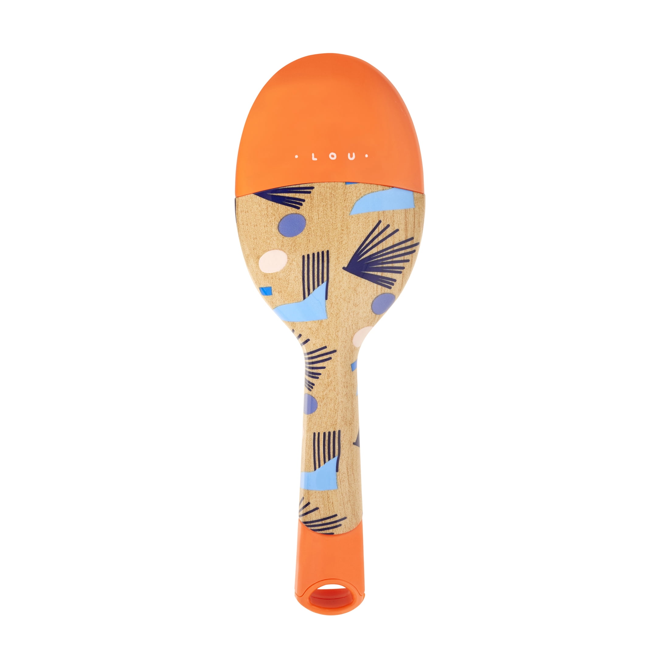 Goody Tru X Hola Lou Collab Ouchless® Detangling Printed Oval Brush Orange,  1 CT