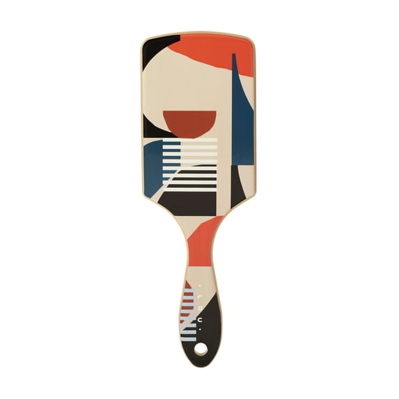 Goody Tru X Hola Lou Collab Ouchless® Detangling Printed Paddle Brush Tan, 1 CT