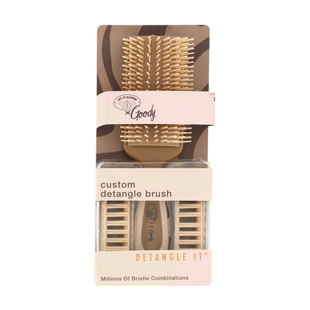 Goody Tru X Let It Happen Collab Custom Detangling Brush for Ouchless® Detangling Tan, 1 CT