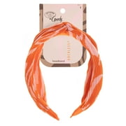Goody Tru X Let It Happen Collab Ouchless® Pleated Fabric Knotted Headband Orange, 1 CT