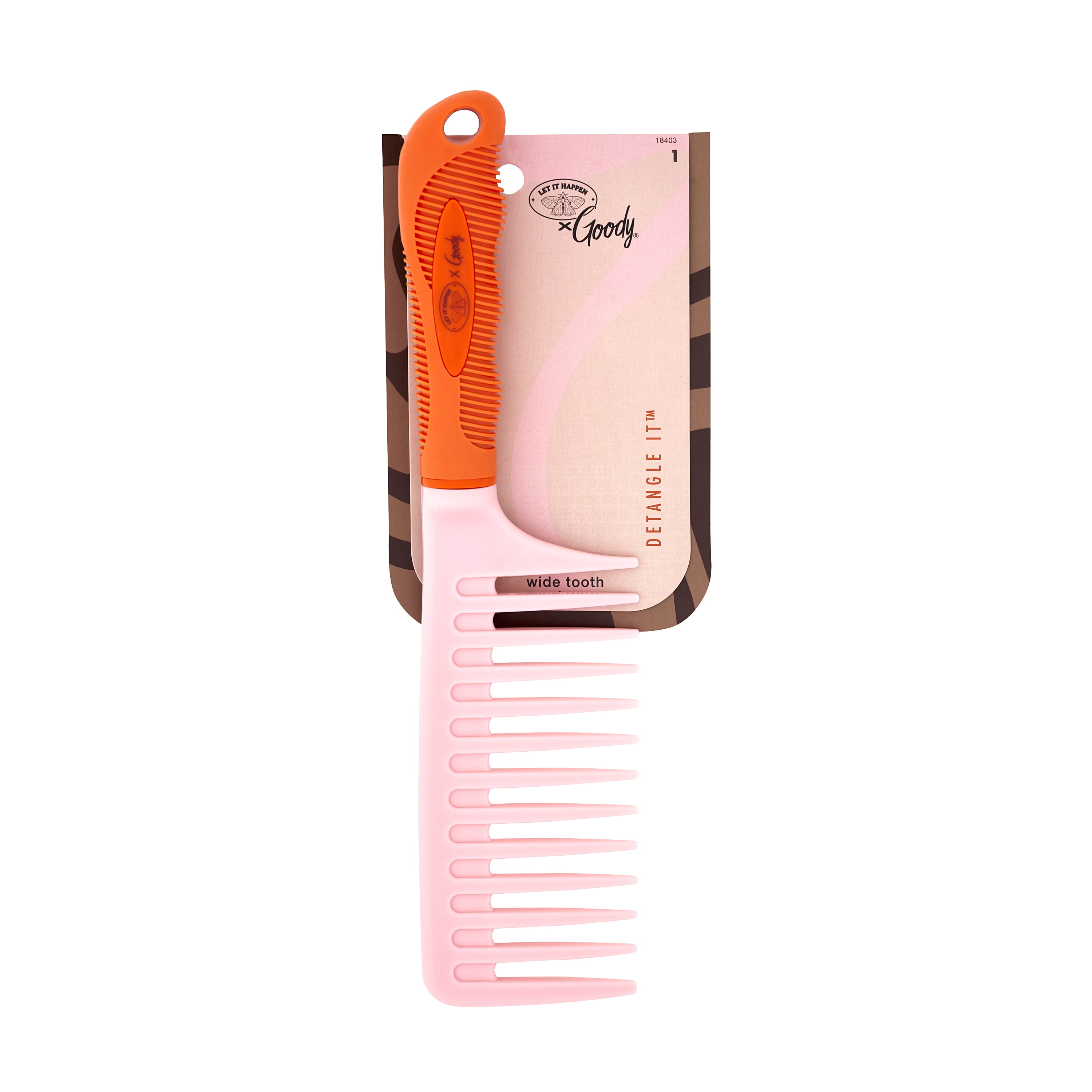 Goody Tru X Let It Happen Collab WideTooth Comb With Handle for