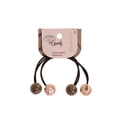 thumbnail image 1 of Goody Tru X Let It Happen Ouchless® Twin Bead Elastics Brown, 2 CT, 1 of 5