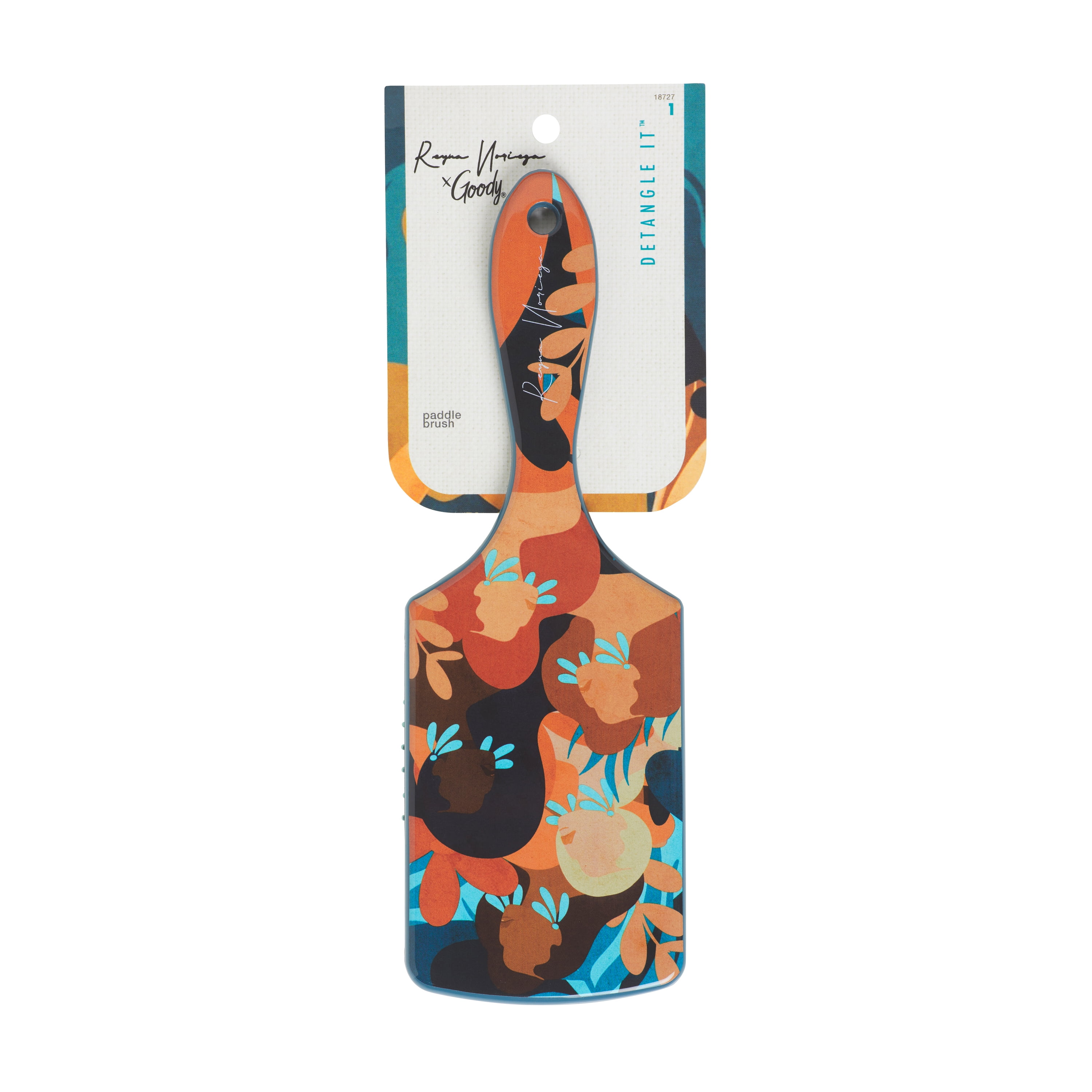Goody Tru X Reyna Noriega Collab Ouchless?? Detangling Printed Paddle Brush 1 Ct