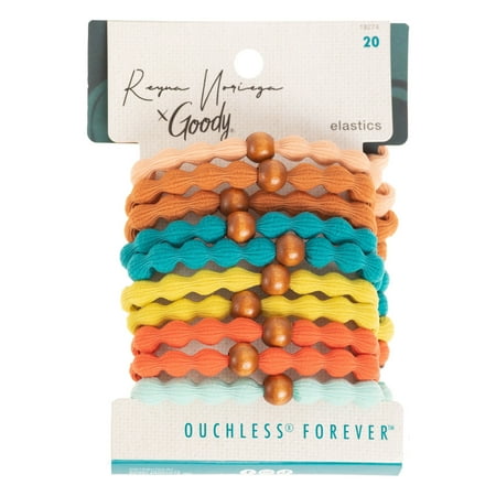 Goody Tru X Reyna Noriega Collab Ouchless® Forever™ Elastics, 20 CT