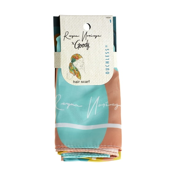 Goody Tru X Reyna Noriega Collab Ouchless®® Satin Hair Scarf Yellow 1Ct