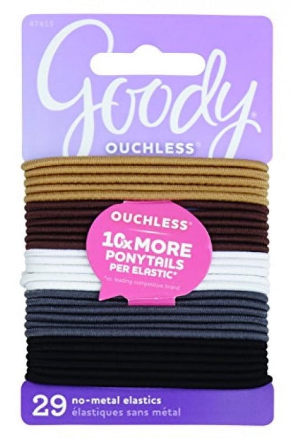 Women's Ouchless 2 mm Elastics, Neutral, 29 Count