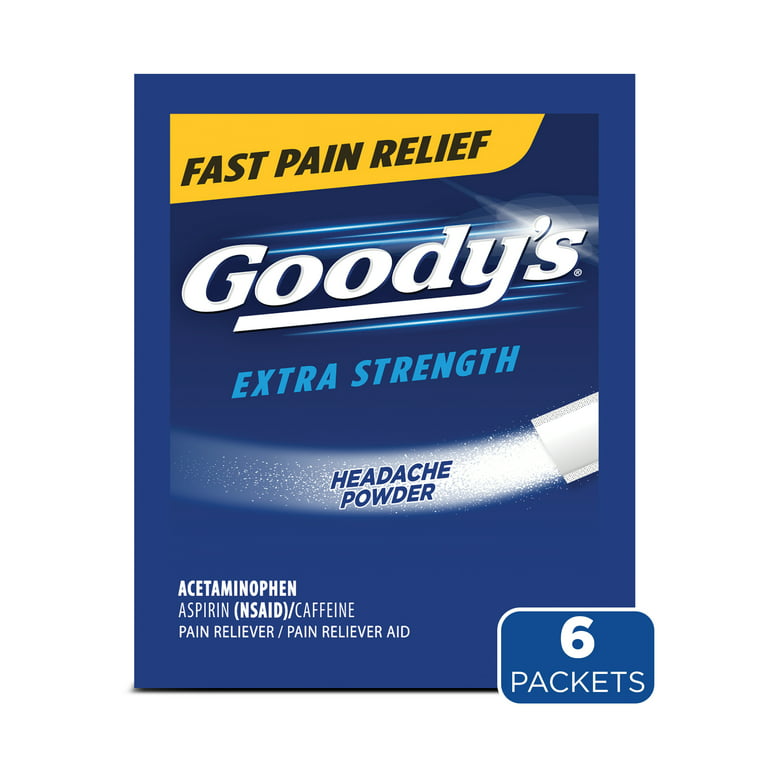 Goodys Pain Relief, Fast, Hangover, Berry Citrus Boost, Powder Stick Packs, 6 Pack - 6 pack