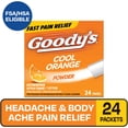 thumbnail image 1 of Goody's Extra Strength Headache Powder, Cool Orange Flavor, 24 Powder Sticks, 1 of 16