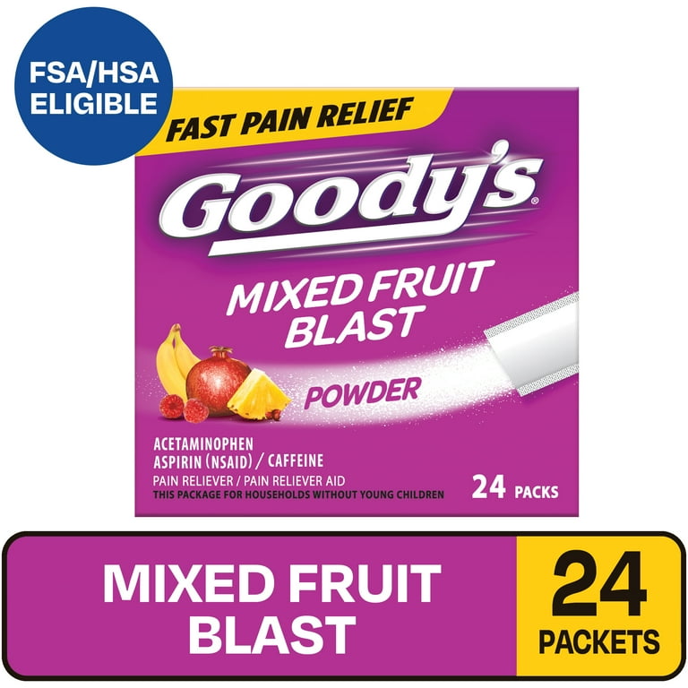 Goody's Extra Strength Headache Powder, Mixed Fruit Blast Flavor