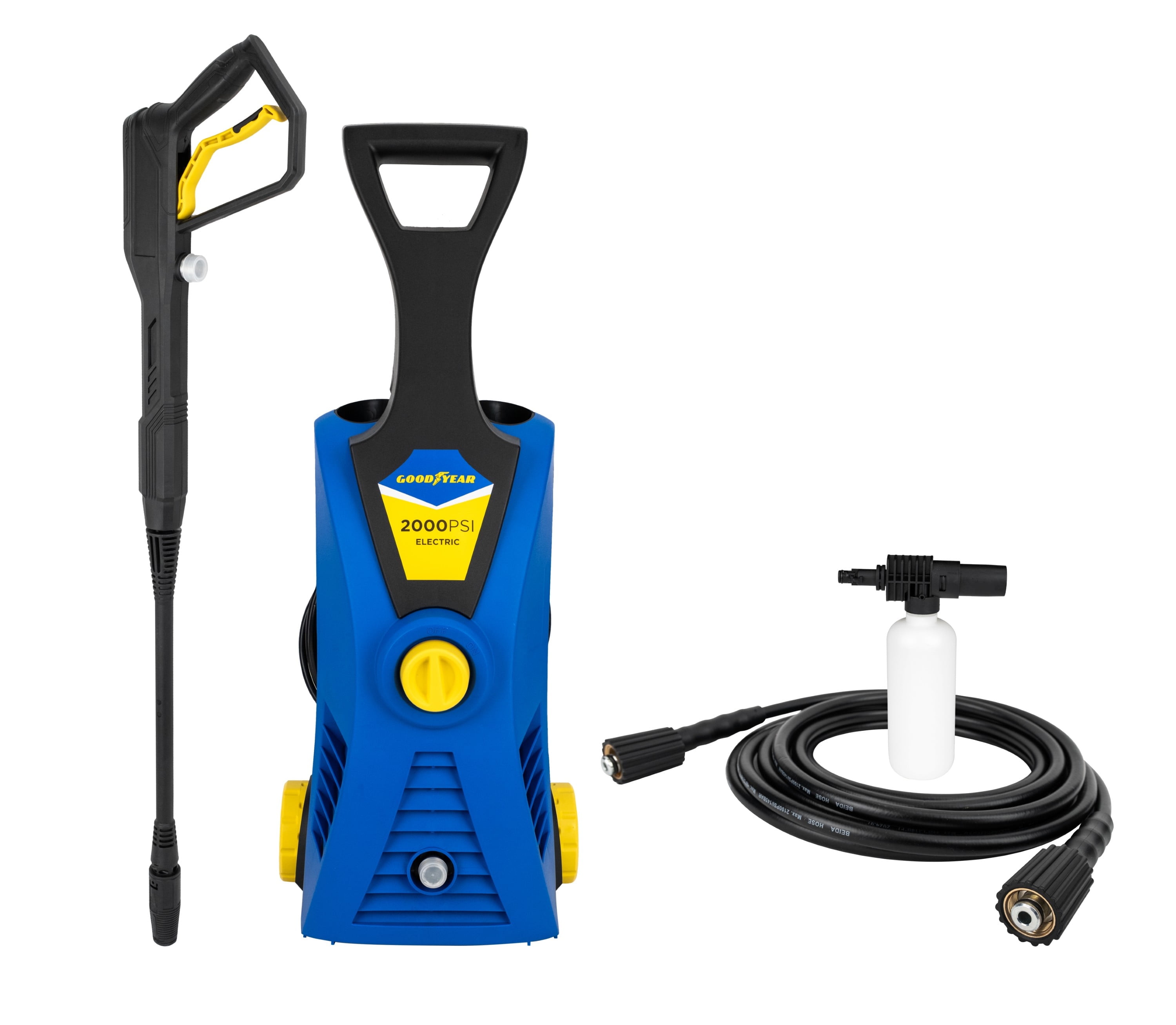 Goodyear 2,000 PSI 1.6 GPM Electric Pressure Washer with Soap Bottle