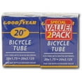 thumbnail image 1 of Goodyear 20" x 1.75"-2.125" Bike Tube, 2 Pack, Black, 1 of 8