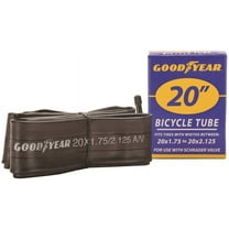 Goodyear 20" x 1.75"-2.125" Bike Tube, Black
