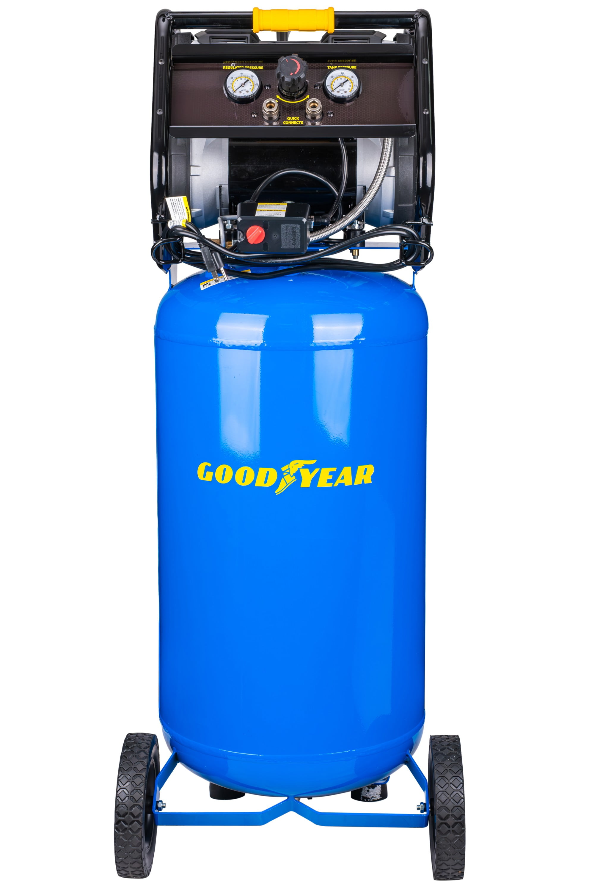 Goodyear 26 Gallon 175 PSI Super Quiet Oil Free Electric Vertical Air Compressor