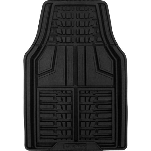 Goodyear 2pc Premium Rubber Floor Mats, Black