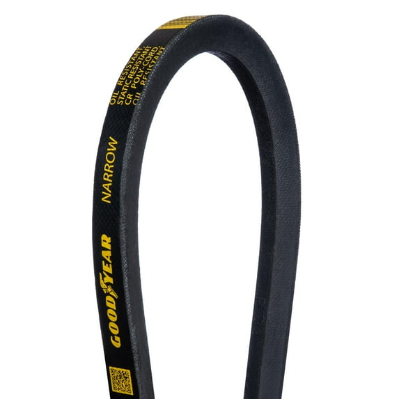 Goodyear 3V1060 Narrow Wedge Wrapped Industrial V-Belt, 106" Outside circumference