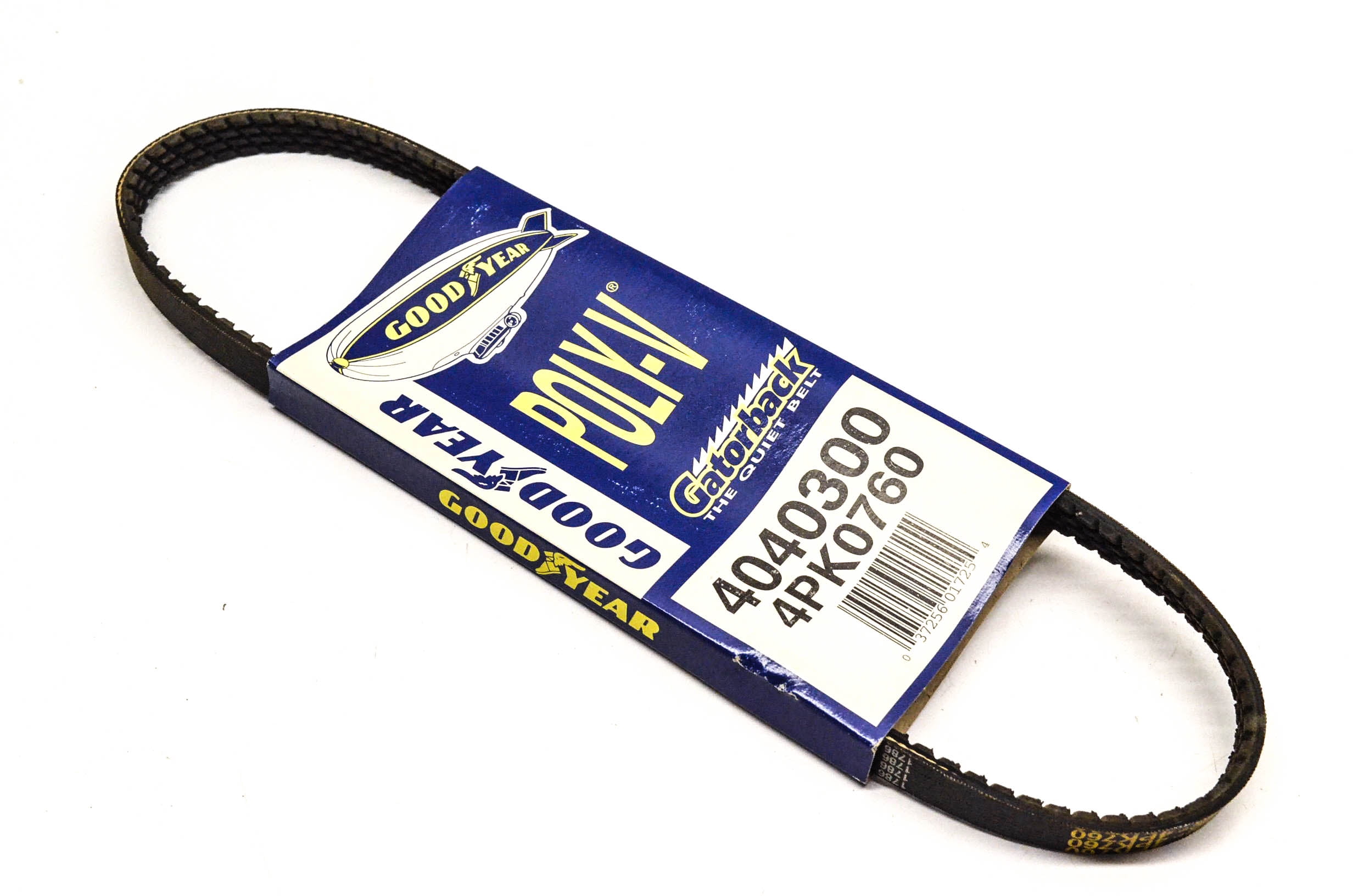 Goodyear 4040300, 4PK0760 PolyV Belt Serpentine Gatorback NOS