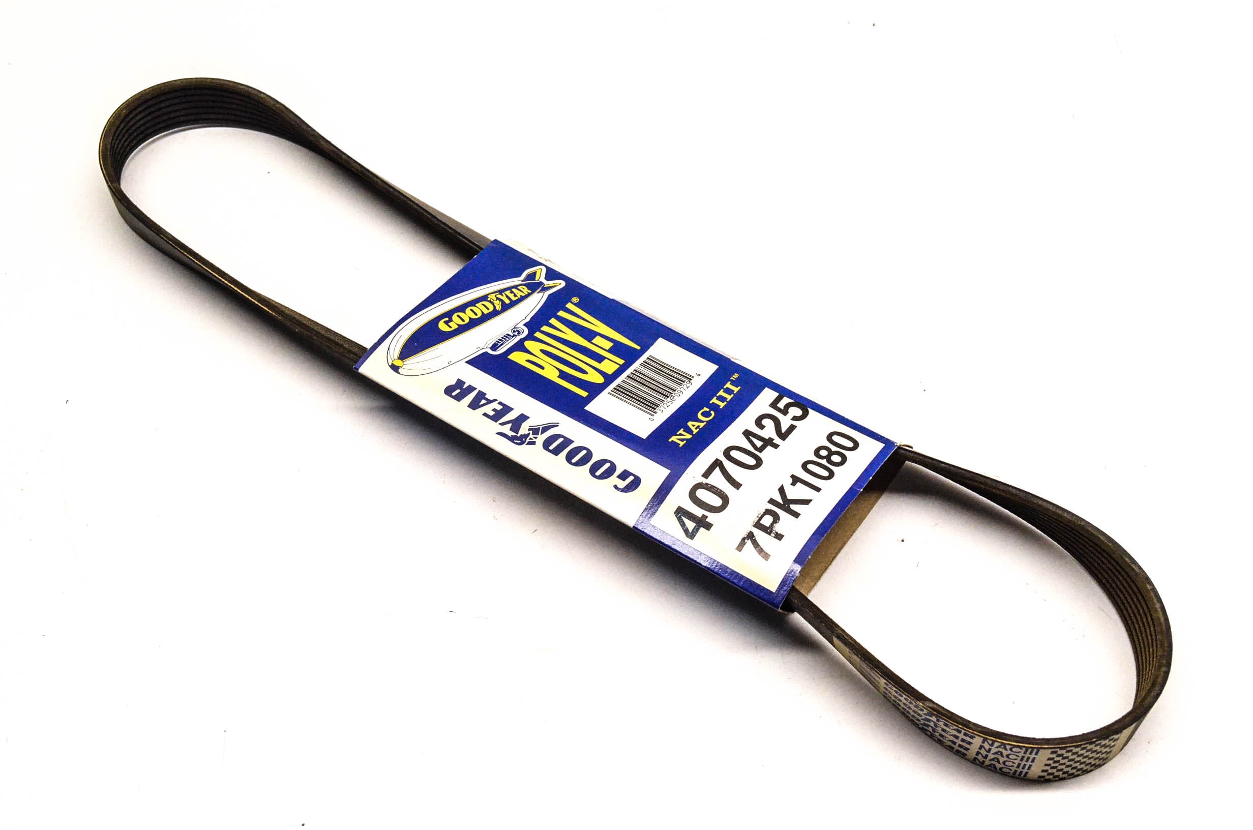 Goodyear 4070425, 7PK1080 PolyV Belt Serpentine Gatorback NOS