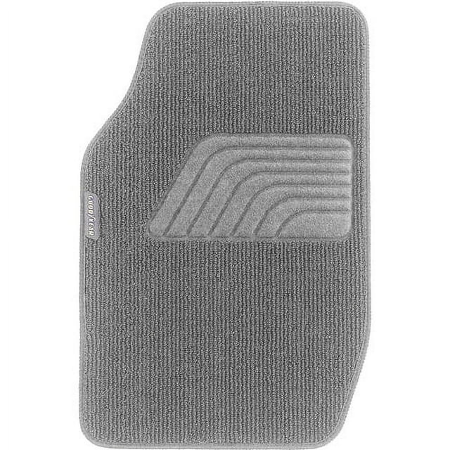 Goodyear 4pc Premium Carpet Floor Mats, Gray