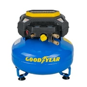 Goodyear 6 Gallon 150 PSI Oil Free Electric Pancake Air Compressor