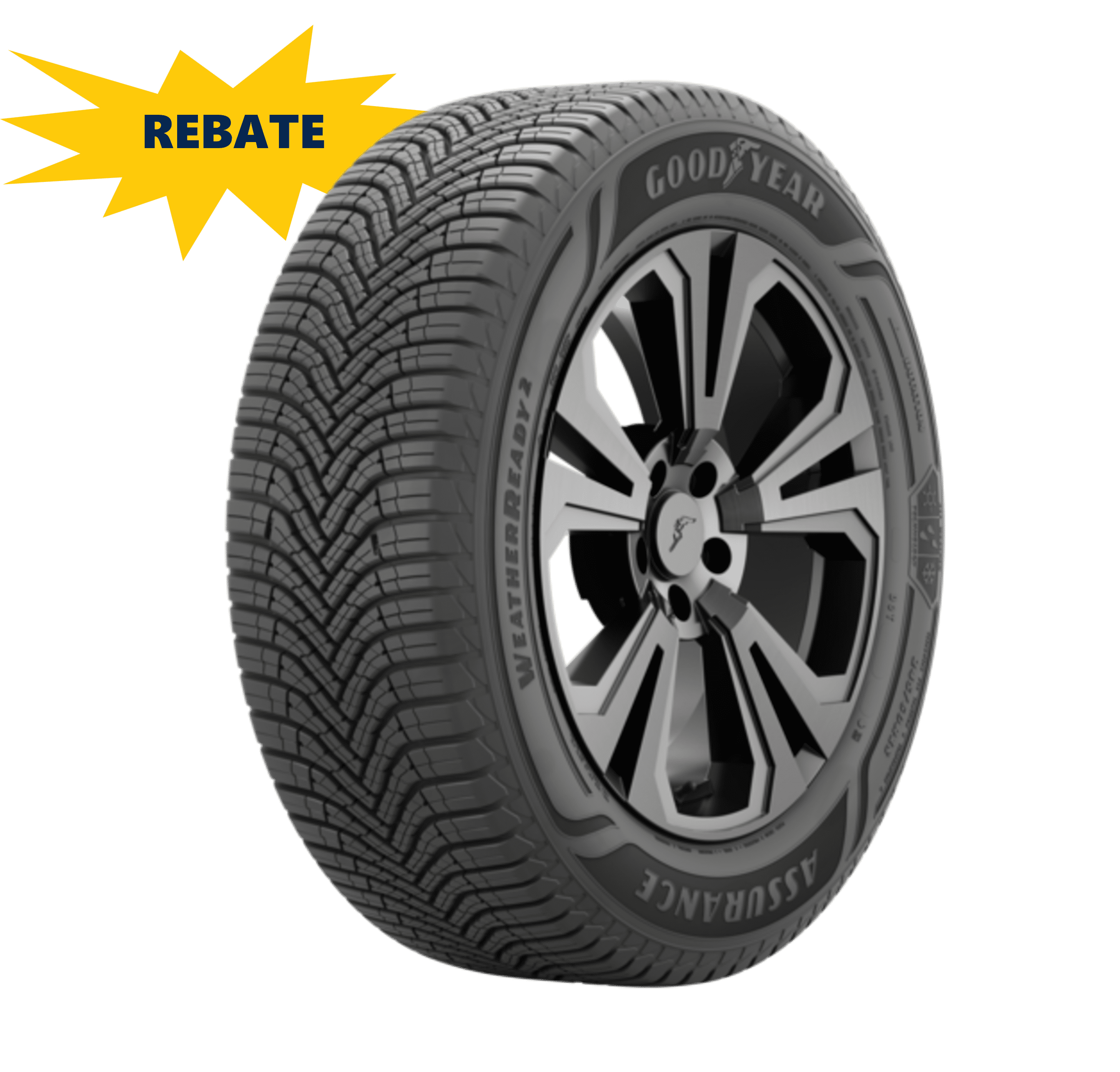 Goodyear Assurance WeatherReady 2 All Weather 215/45R18 93V XL