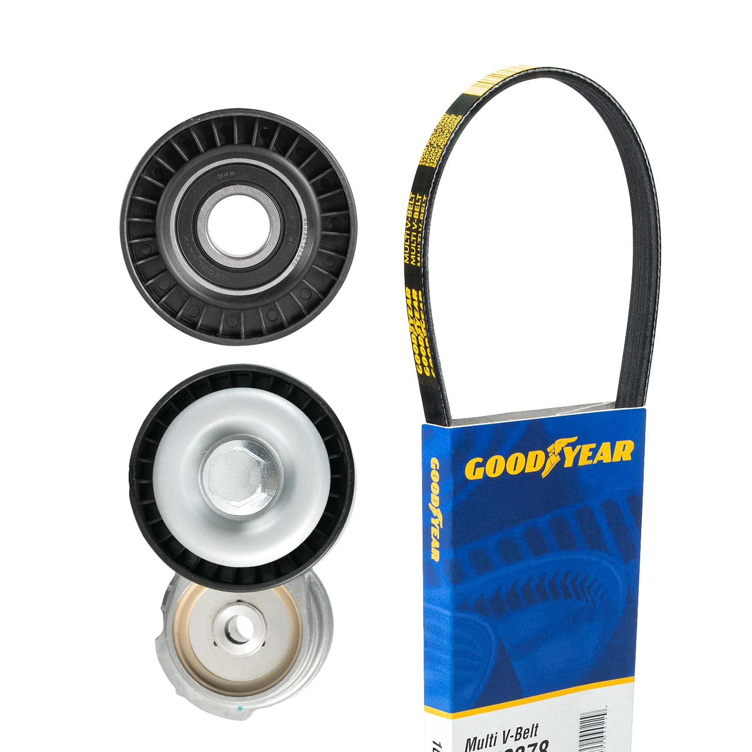 Goodyear Belts 3134 Serpentine Belt Drive Component Kit - Walmart.com