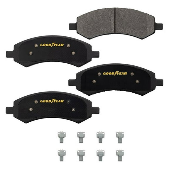 Goodyear Brakes GYD1084 Automotive Carbon Ceramic Truck and SUV Front Brake Pads
