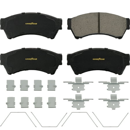 Goodyear Brakes GYD1164 Premium Ceramic Automotive Front Disc Brake Pads Set