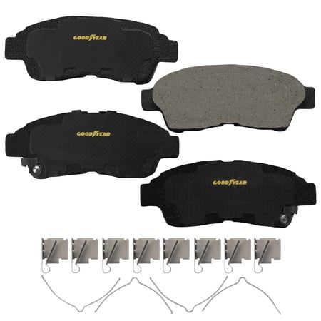 Goodyear Brakes GYD503 Premium Ceramic Automotive Front Disc Brake Pads Set