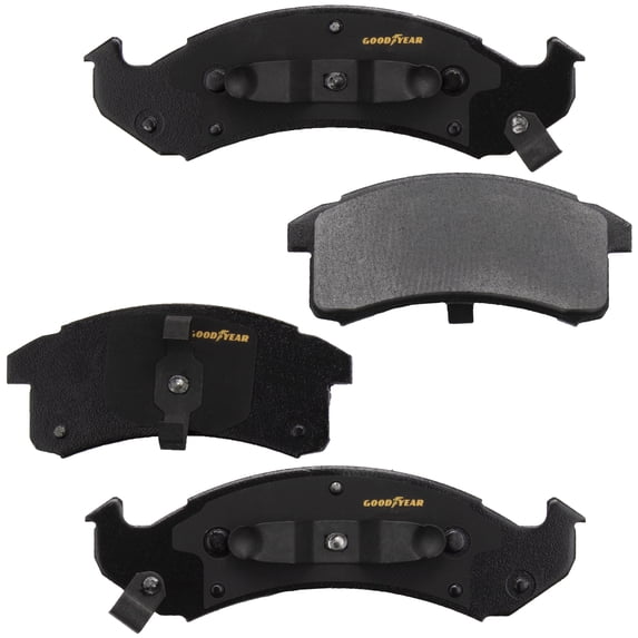 Goodyear Brakes GYD623 Premium Semi Metallic Automotive Vehicle Front Brake Pads
