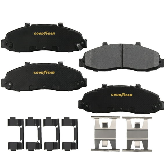 Goodyear Brakes GYD652 Automotive Carbon Ceramic Truck and SUV Front Brake Pads
