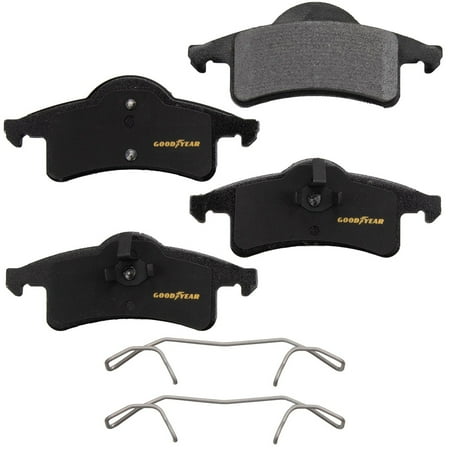 Goodyear Brakes GYD791 Truck and SUV Carbon Ceramic Rear Disc Brake Pads Set