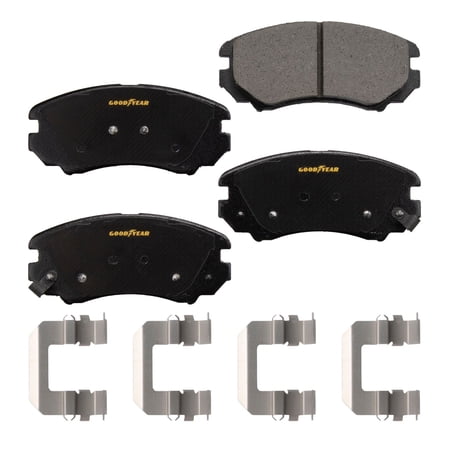 Goodyear Brakes GYD924 Premium Ceramic Automotive Front Disc Brake Pads Set