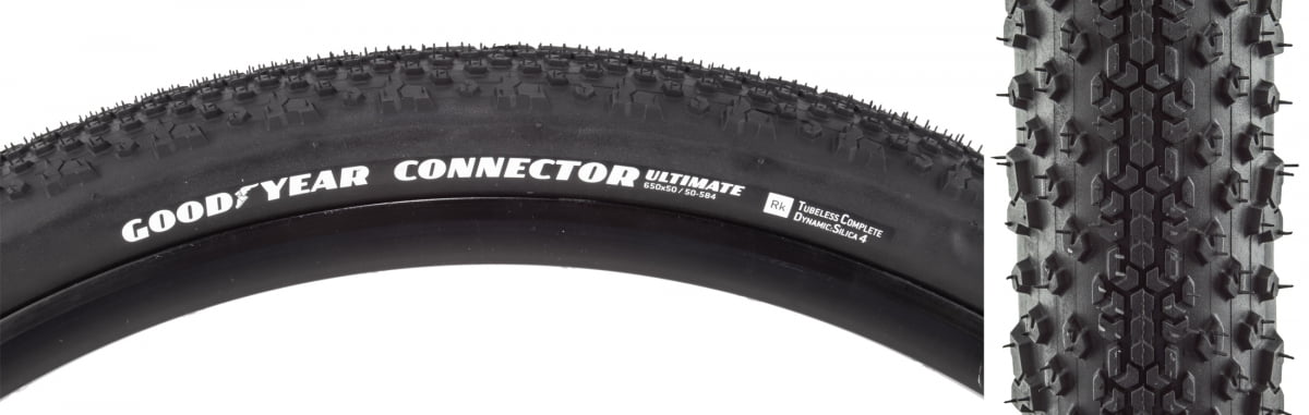 Goodyear Connector Tire 650b x 50 Tubeless Folding Black Road Bike