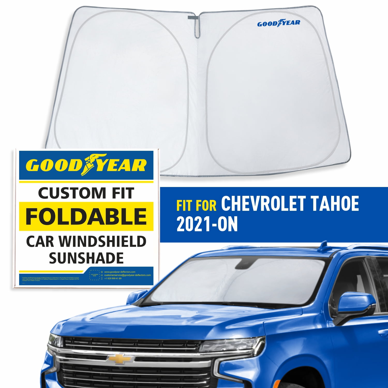 Car Windshield Snow Cover Ice Shield FrostGuard Window Shade Fits Chevy  Vehicles