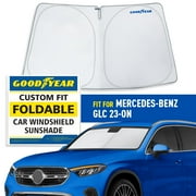 Goodyear Foldable Windshield SunShade for Mercedes-Benz GLC 2023-2025, SUV car accessories, Sunshade Cover, Sun Shade Car Windshield, Window Sun Blocker - GY008375