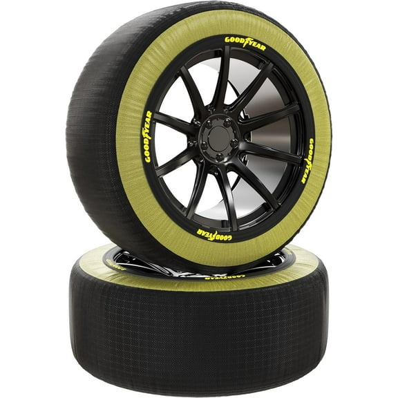 Goodyear Grip Tire Socks for Snow Tires, Textile Traction for Snow and Ice, Easy Install, Size Small