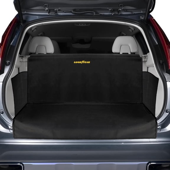Goodyear, Waterproof, Universal Fit, Trunk Floor Mat, 67 x 61.5 in - Black