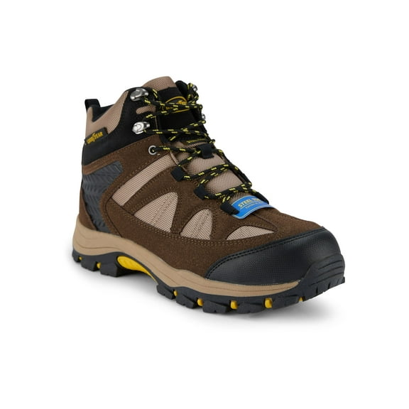 Goodyear Men's Teton Steel Toe Outdoor Hiker Work Boots, Wide Available